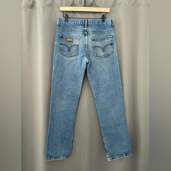 Lois Blue Straight-Leg Jeans - 30 x 30 - Picture 2 of 9